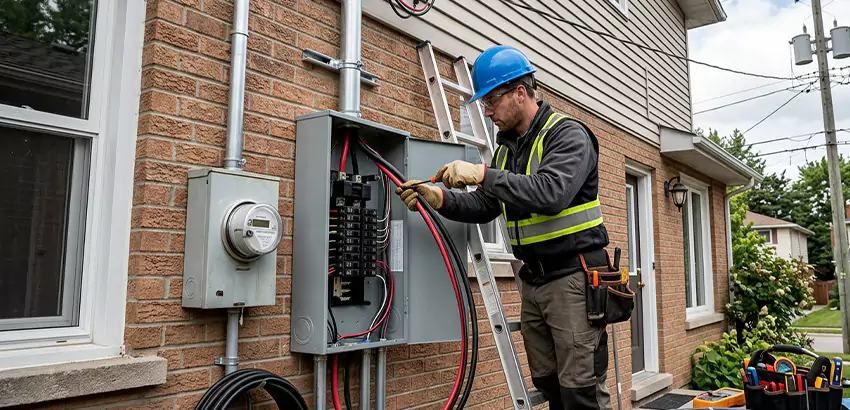 Outdoor Subpanel Installation in Westerville