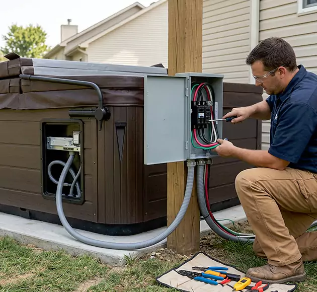 Professional Hot Tub Electrical Installation: Your Local Spa Wiring Team in Westerville, OH